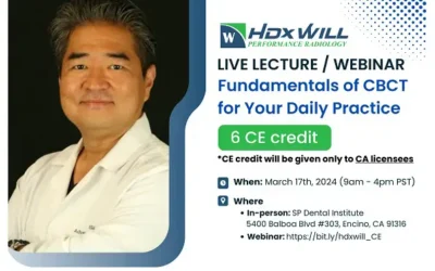Fundamentals of CBCT for your Daily Practice – FREE Live Lecture / Webinar *6 CE Credits